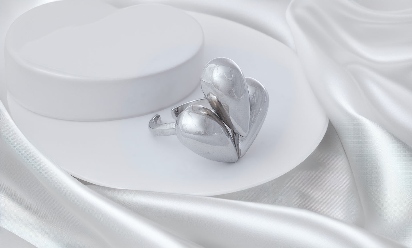 SILVER PAW RING