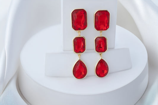 CRYSTAL DROP EARRINGS