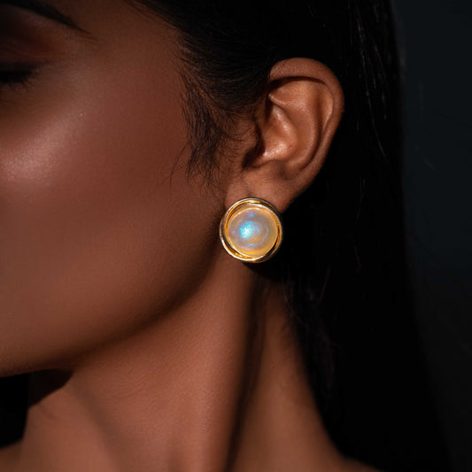 18KT GOLD PLATED PEACH PEARL - DIANA