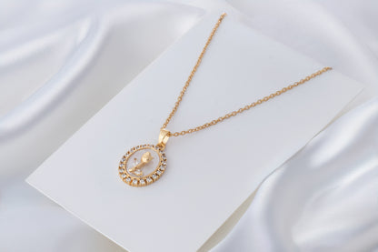 BEAUTY AND THE BEAST PENDANT