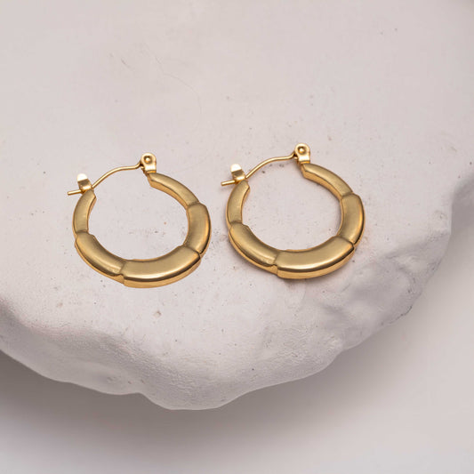 18KT GOLD PLATED OFFICE WEAR MINIMAL BALI - ALANA